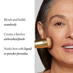 Pink Full Coverage Foundation Blending Brush