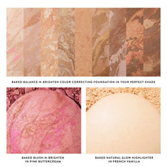 Daily Routine: Natural Finish Full Face Kit (4 PC)