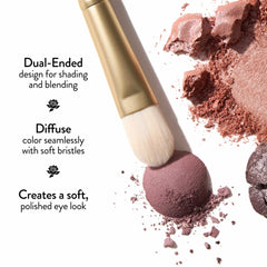 Draper James x Laura Geller Dual-Ended Eyeshadow Brush
